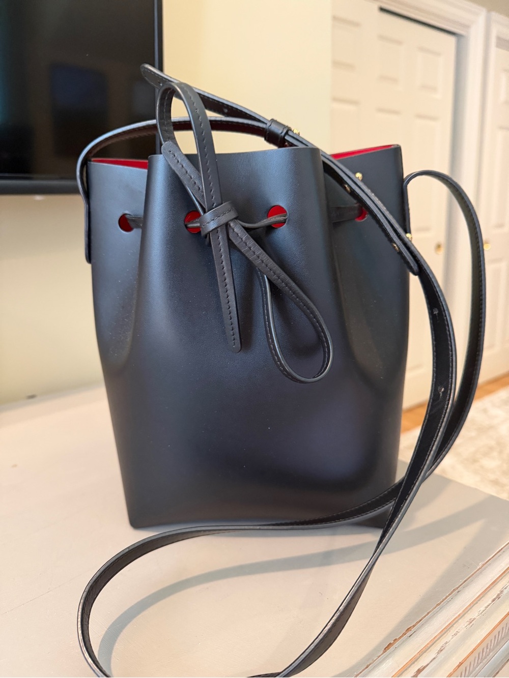 Mansur Gabriel black Bucket bag